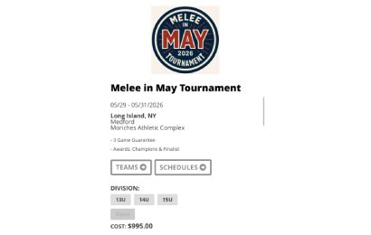 Bases Loaded Baseball Tournaments