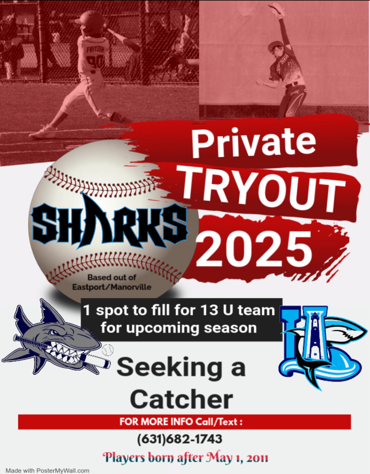 Long Island Sharks 2025 13u Tryouts 